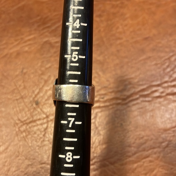 Sterling 925 Silver and Lab Opal Size 6 Ring - Picture 3 of 5